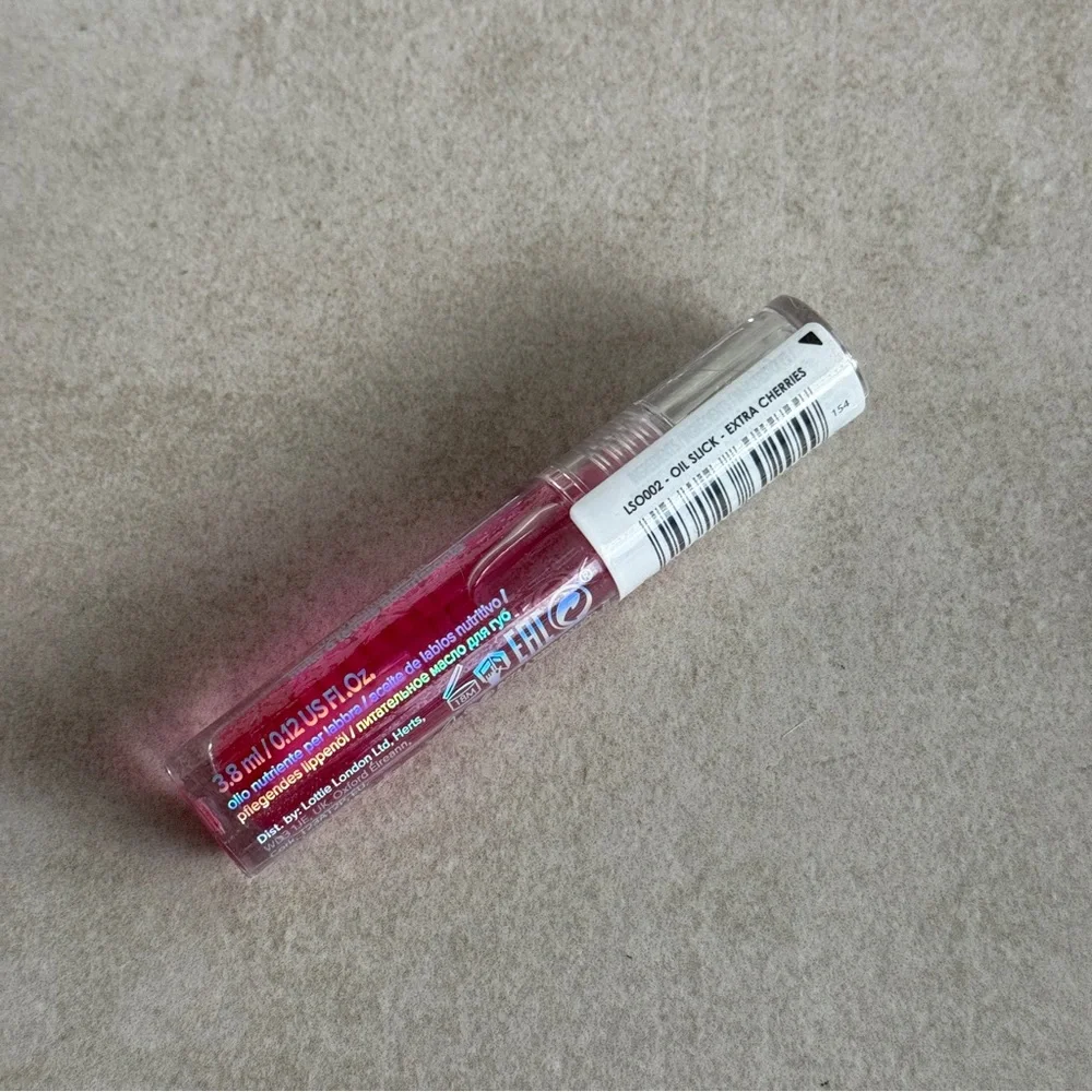 Lottie London Oil Slick Extra Cherries Lip Oil - Hydrating & Glossy